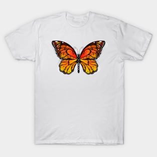 Orange Butterfly Monarch T-Shirt